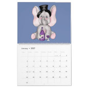 13 olifanten en 1 Giraffe Kalender (Jan 2027)