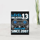 13 Ontgrendeld Geweldige 2007 Videospel 13e Verjaa Kaart (Voorkant)