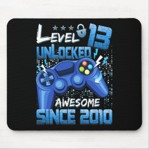 13 Ontgrendeld Geweldige 2010 Jongen Videogame 13e Muismat