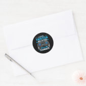 13 Ontgrendeld Officiële Tiener Videospel 13e Gebo Ronde Sticker (Envelop)