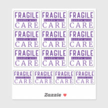 13 Paars breekbaar handvat met zorg voor kleine be