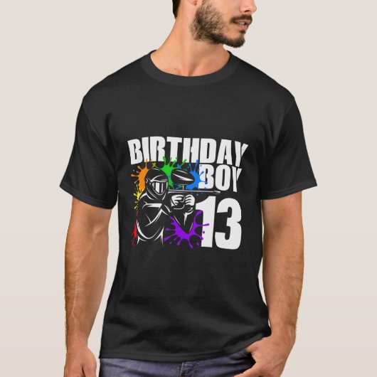13 Paintball Py 13de voor T-shirt (Voorkant)