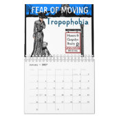 13 Phobias om het jaarrooster in te vullen Kalender (Jan 2027)