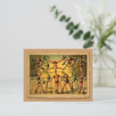 13 Poster van Acrobat Old Circus op T-shirts Briefkaart (Staand voorkant)