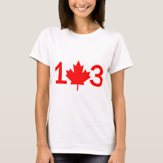 13 provincies en territoria van Canada T-shirt