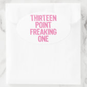 13-punts één sticker in paniek (Tas)