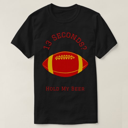 13 seconden 5 t-shirt (Design voorkant)