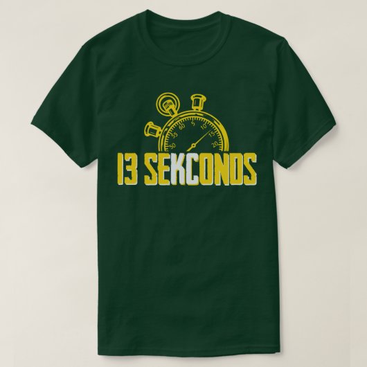 13 seconden t-shirt (Design voorkant)