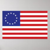 13-Star Amerikaanse vlag Poster (Voorkant)