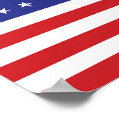 13-Star Amerikaanse vlag Poster (Hoek)