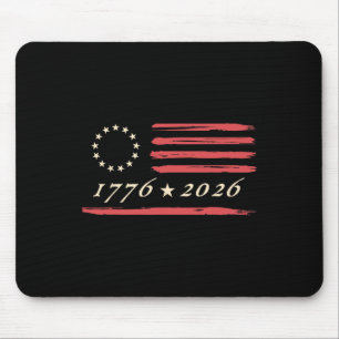 13-sterren Betsy Ross Amerikaanse vlag 4 juli Di Muismat
