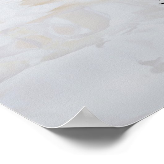 13 Tabel White Reflections Wedding Seating Chart Poster (Hoek)