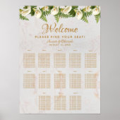 13 Tafel- en weduwenkaart Calla Lilies Poster (Voorkant)