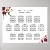 13 tafel herfst Romance bruiloft zitgrafiek Poster (Voorkant)