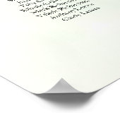 13 Tafel-weduwenkaart Greenery Eucalyptus Poster (Hoek)