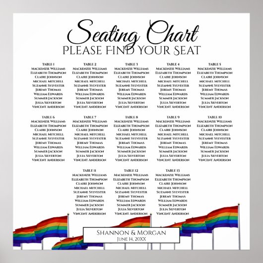 13 Tafelegenprijs voor weddenschappen Poster (Voorkant)