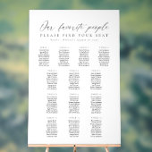13 Tafels Favoriete Mensen Acryl Zitplaats Chart Bord (Neutraal)