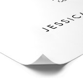 13 Tafels Onze favoriete Mensen Zitschema Plan Poster (Hoek)