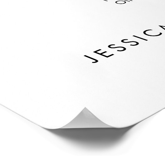 13 Tafels Onze favoriete Mensen Zitschema Plan Poster (Hoek)