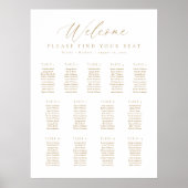 13 Tafels Welkom Zitplaats Chart Poster (Voorkant)
