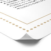 13 Tan Starfish 24x36 Wedding Seating Chart Poster (Hoek)