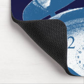 13 uur blauw muismat (Hoek)
