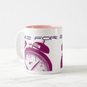 13 uur rood tweekleurige koffiemok (Voorkant links)