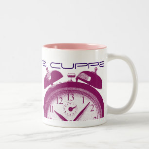 13 uur rood tweekleurige koffiemok