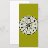 13 uur zwarte weduwe klok in Lijst (Voorkant / Achterkant)