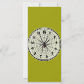 13 uur zwarte weduwe klok in Lijst (Voorkant)