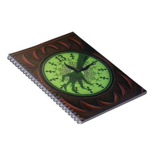 13-uurs-kloknotebook notitieboek (Rechterzijde)