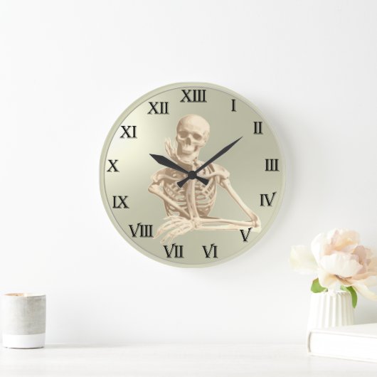 13-uursklok - vriendelijk skelet grote klok (Huis)