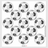 13 voetbalspelers individueel gepersonaliseerd sticker (Vel)