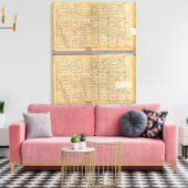 13 Ward 21 Canvas Afdruk (Insitu (Woonkamer))