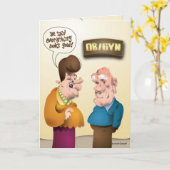 13 word goed de Verjaardag van de Humor Kaart (Gele Bloem)