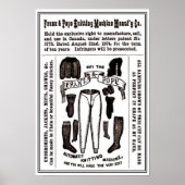 13 x 19-inch antiek breimachine poster (Voorkant)