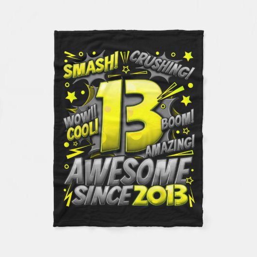 13 Year Old For Boys 13th Birthday Boy 13 Year Old Fleece Deken (Voorkant)