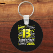 13 Year Old For Boys 13th Birthday Boy 13 Year Old Sleutelhanger (Voorkant)