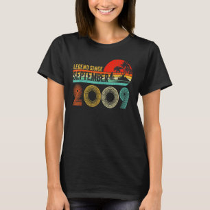 13 Years Old Legend Since September 2009 13th Bir T-shirt