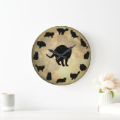 13 zwarte katten en een volledige maan grote klok (Huis)