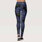 13 Zwarte Katten Twinkle Twinkle - Nachtelijke tij Leggings (Achterkant)