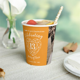13de foto van het Jubileum van de Wedding Papieren Bekers