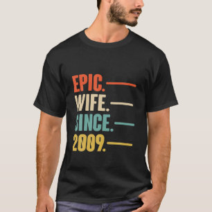 13de huwelijksanimatiefilm voor haar epic Wife Sin T-shirt