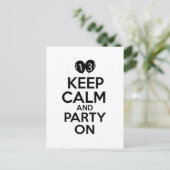 13de jaar oude design briefkaart (Staand voorkant)