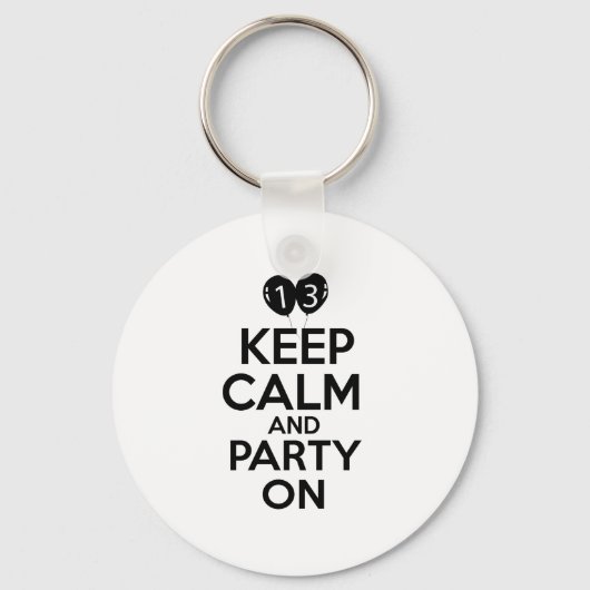 13de jaar oude design sleutelhanger (Voorkant)