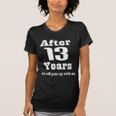 13de Jubileum (Funny) T-shirt (Voorkant)