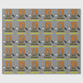13de verjaardag: Spooky Halloween Thema, aangepast Cadeaupapier