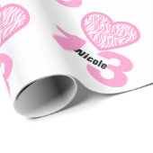 13de Verjaardag ZEBRA 13 Jaar Oud MEISJE Naam V16 Cadeaupapier (Rol Hoek)