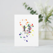 13de Vrijdag Briefkaart (Staand voorkant)