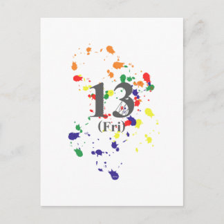 13de Vrijdag Briefkaart